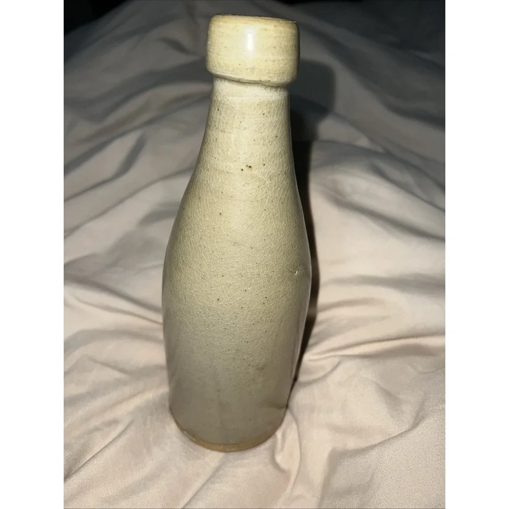 Antique Stoneware Pottery Beer Ginger Ale Bottle J. Callie Sheffield